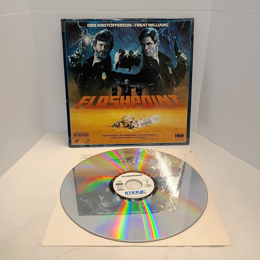 Flashpoint Laserdisc Video Kris Kristofferson Treat Williams Conspiracy Theories